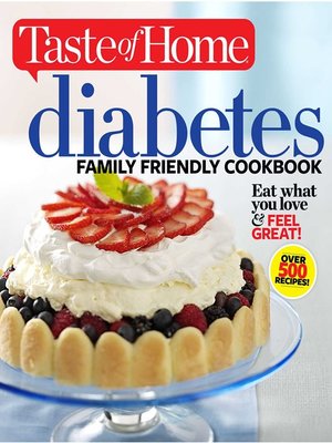 cover image of Taste of Home Diabetes Family Friendly Cookbook